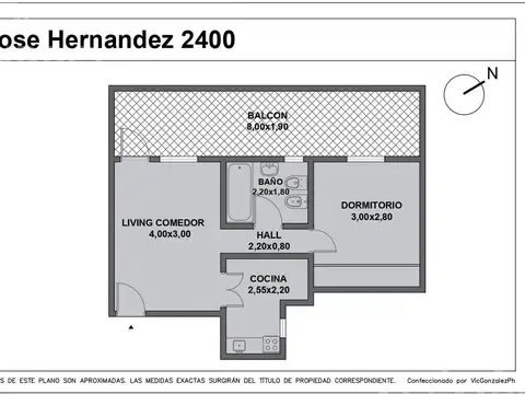 Departamento en Venta de 2 ambientes