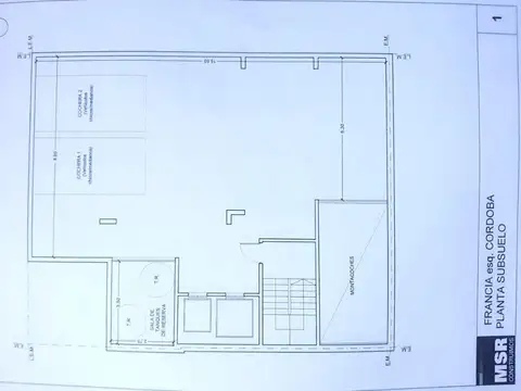 MSR Modena 55. Av Francia al 800. Cochera a metros de Facultades. Cordoba