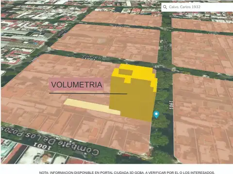 Terreno en Venta 62  mts Fondo