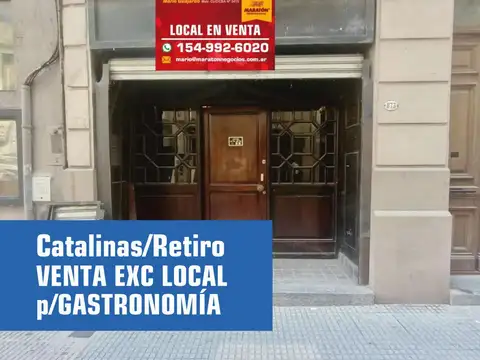 Local en Venta en Microcentro / Retiro apto gastronomía