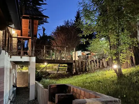 Alquiler Cabaña 1 dorm en Complejo con jardin y parrilla Vista al Lago Bustillo km 21