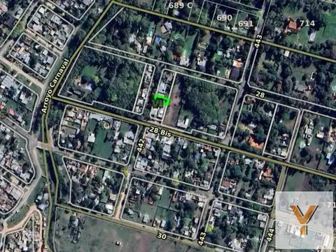 Terreno en Venta 10  mts Frente