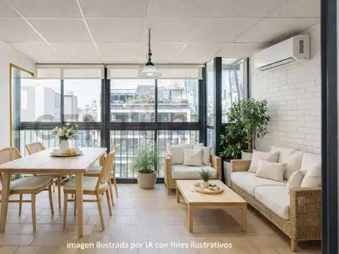 VENTA DEPARTAMENTO 2 AMB C/ BALCON ATERRAZADO - PALERMO