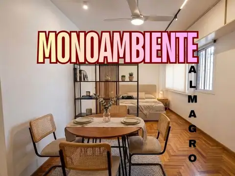 MONOAMBIENTE ALMAGRO GRAN UBICACION APTO CREDITO