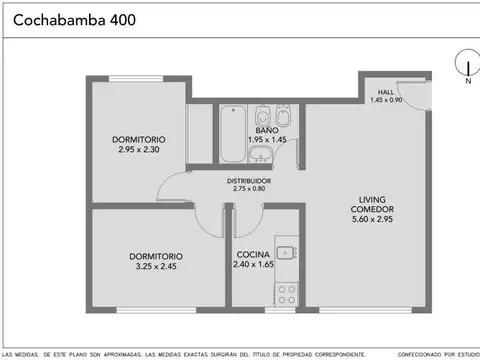Departamento en Venta de 3 ambientes