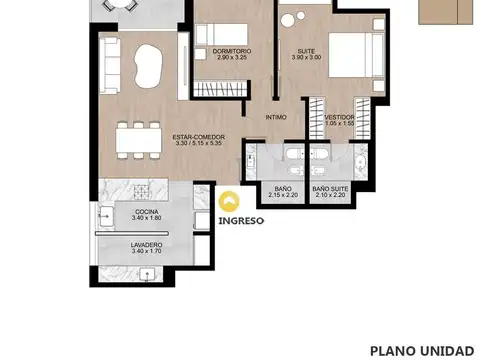 Venta departamento 2 dormitorios Pichincha Rosario