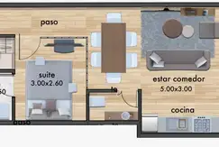 DEPARTAMENTOS DE 2 Y 3 AMBIENTES en Villa Devoto