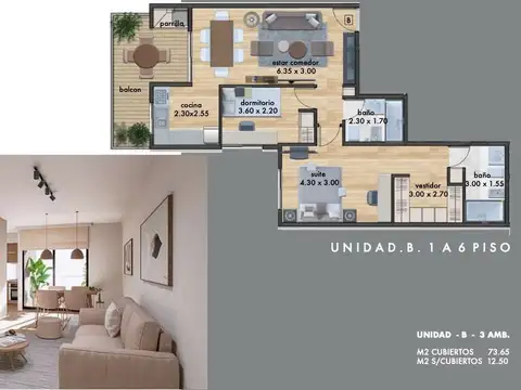 DEPARTAMENTOS DE 2 Y 3 AMBIENTES - Entrega Enero 0001