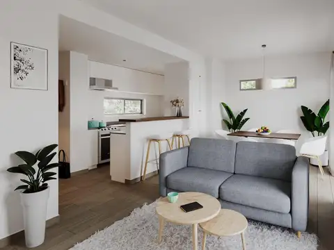 Departamento Monoambiente con 1 baño