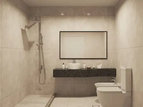 Departamento 3 ambientes con 2 baños