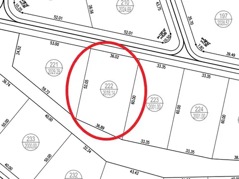 Terreno en Venta de 2000,0 m2