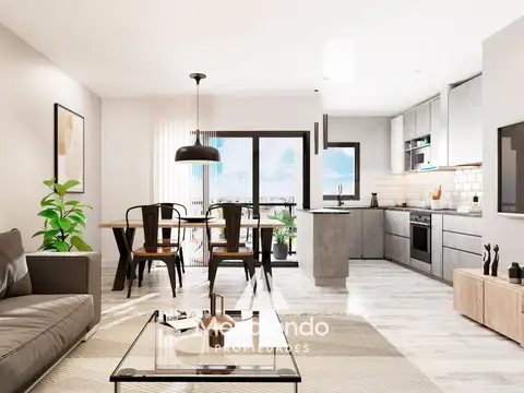 Departamento 4 ambientes con 2 baños