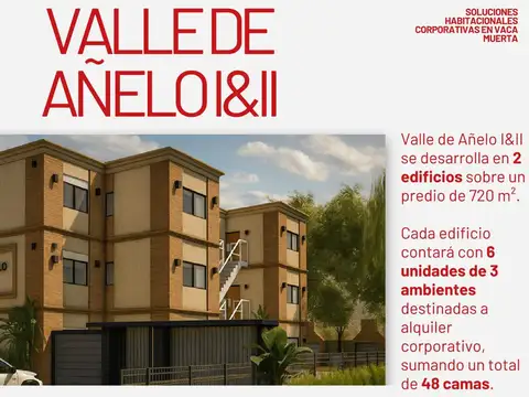 DEPARTAMENTOS 3 AMBIENTES EN VENTA EN VACA MUERTA