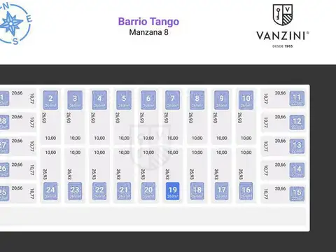 Terreno con entorno consolidado en Barrio Tango