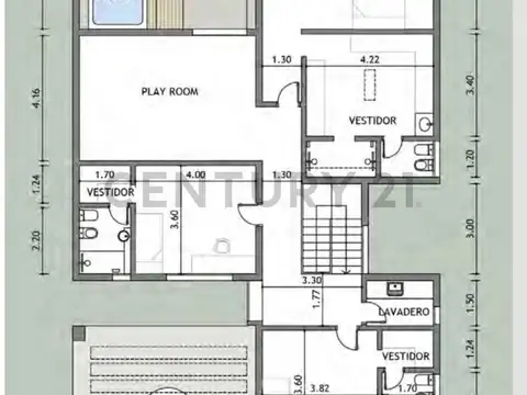 Casa 6 ambientes con 4 baños