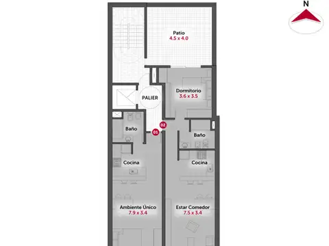 Santa Fe 3900, Piso 09