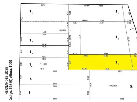 Avenida COLOMBRES 1000