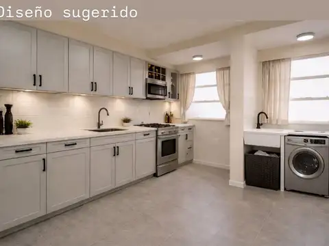 Departamento 4 ambientes con 2 baños
