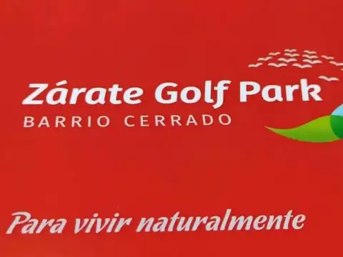 TERRENOS EN VENTA ZÁRATE GOLF PARK - LOTE 316
