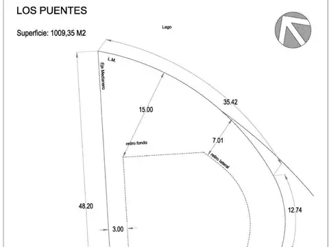 Terreno en Venta en Nordelta Los Puentes, USD 630.000