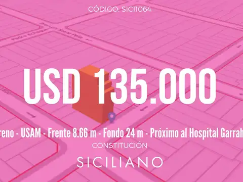 Terreno en Constitución