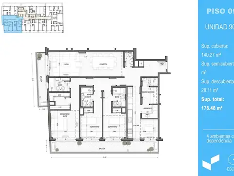 Departamento en Venta en Belgrano, USD 478.000