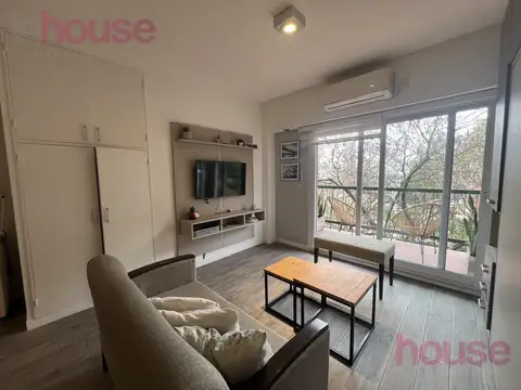 Departamento monoambiente amoblado en Las Cañitas