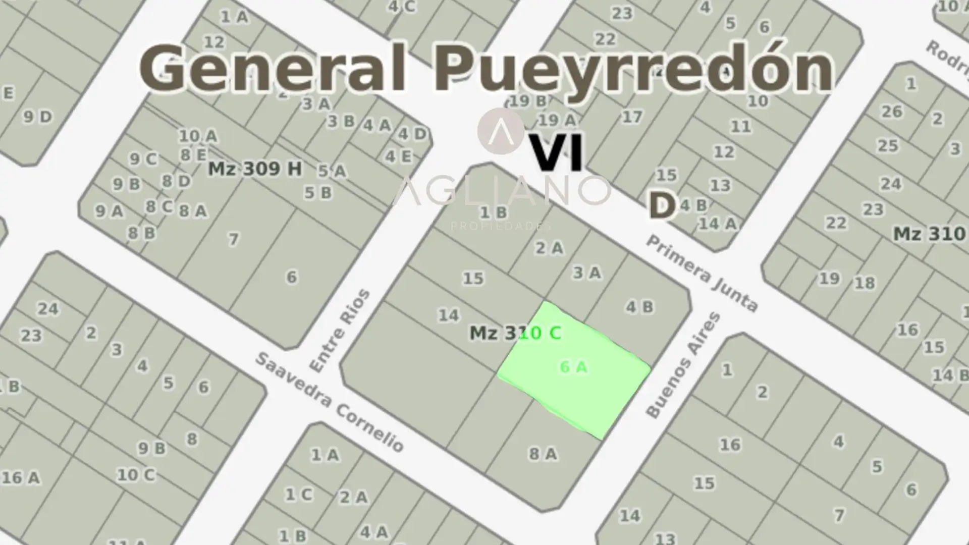 Lote en Chauvin, 1221m² apto vivienda