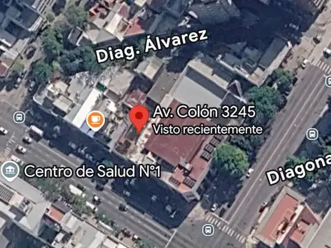 Alquiler lote de terreno sobre av Colón 