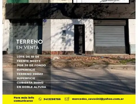 EN VENTA TERRENO  EN SAN JUAN 4100