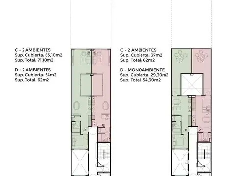 Departamento en Venta de Monoambiente