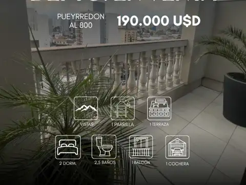 Depto. en VENTA en Pueyrredón al 800, Salta, Argentina