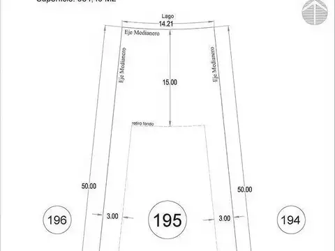 Terreno en venta - 964.39Mts2  - Puertos del Lago