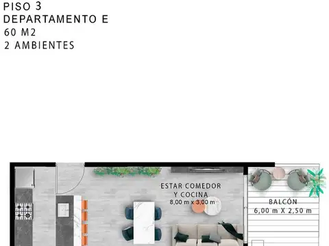 Departamento 2 Ambientes Venta Caballito Full Amenities