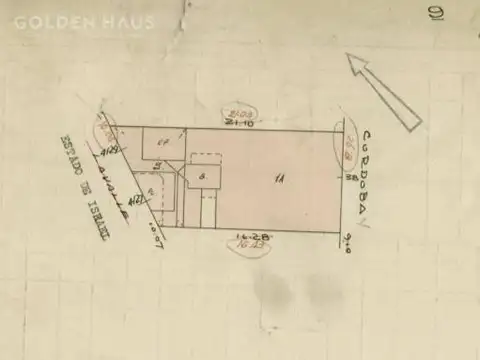 Terreno en Venta 21  mts Fondo