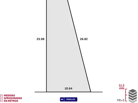 Zeballos y Pascual Rosas - Terreno. 