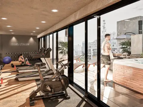 Venta Apartamento 1 dormitorio Tres Cruces Proyecto Beat 3 Cruces