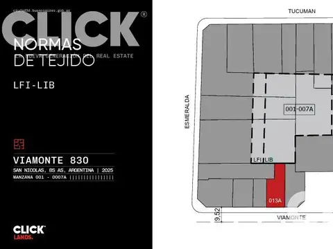 Terreno en Venta 28  mts Fondo