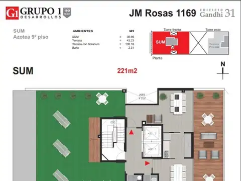 Departamento en Venta en Martin, USD 89.882