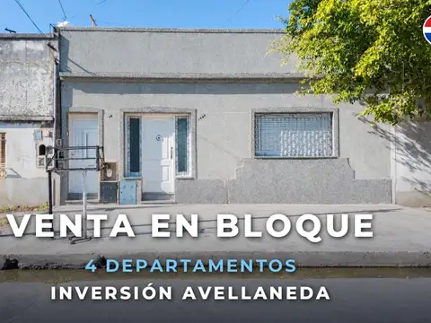 VENTA EN BLOQUE AVELLANEDA 4 DEPTOS INVERSION