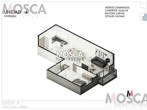 Departamento en Venta en Centro  - Moreno, USD 12.000