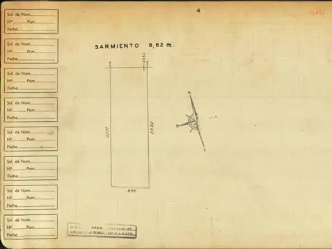 Terreno en Venta en Almagro, USD 520.000