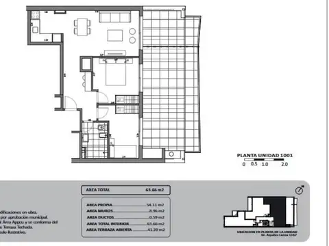 Departamento en Venta en Centro , USD 165.900