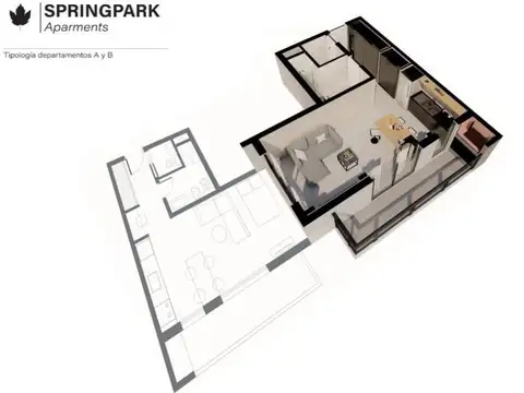 Departamento  en Venta en Spring Park, Pilar, G.B.A. Zona Norte