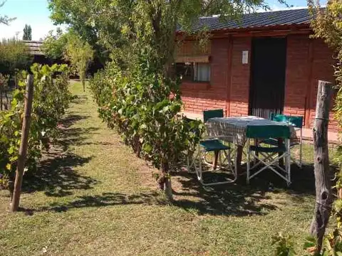 COMPLEJO DE CABAÑAS 4 CAB + VIVIENDA EN VENTA EN SAN RAFAEL MENDOZA