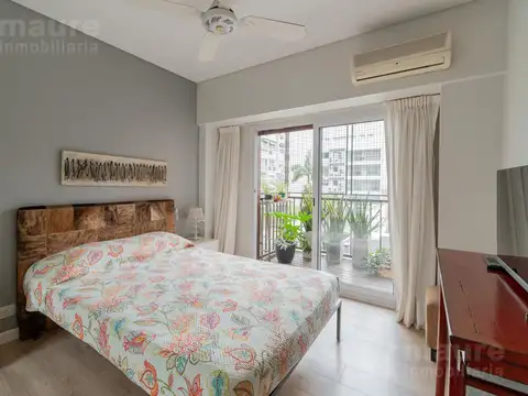 3 ambientes reciclado al contrafrente con balcón en venta en Las Cañitas