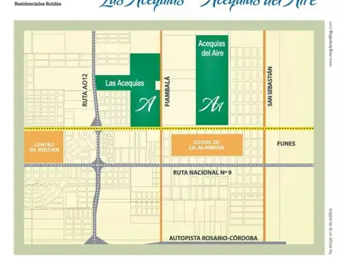 Terreno en Venta en Roldan, USD 157.000