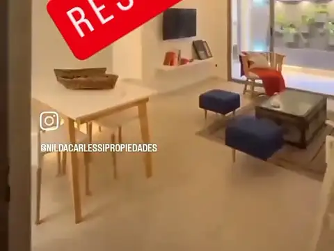Excelente Dpto de 2 amb reciclado a nuevo con detalles de diseño y totalmente equipado.