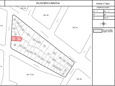 Lote en venta - Belgrano al 200, Tigre