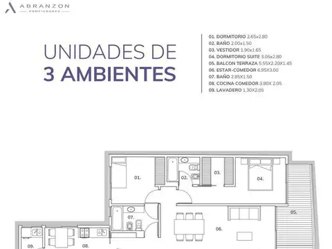Departamento en Venta de 1 dormitorio